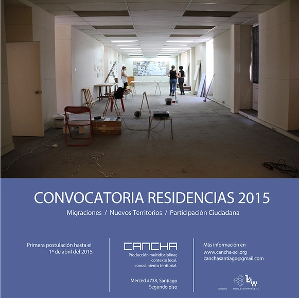CANCHA Santiago: convocatoria residencias 2015 / Santiago - Imagen Principal