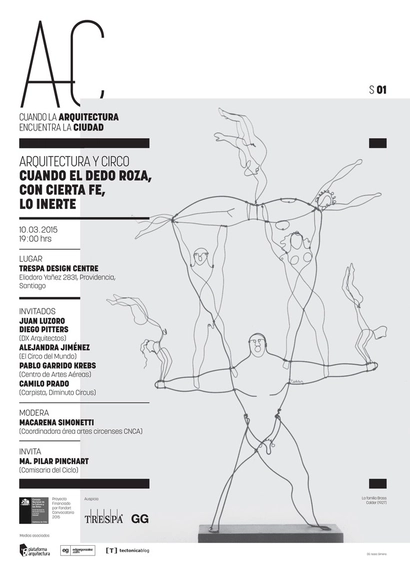 'Arquitectura y Circo', primera sesión de "Cuando la Arquitectura Encuentra la Ciudad" / Santiago - Imagen Principal