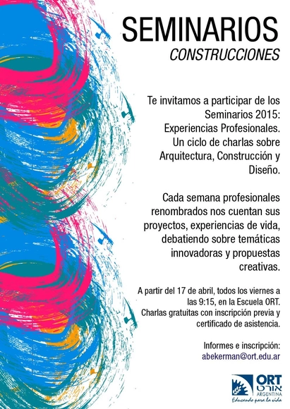 Seminarios Escuela ORT Argentina: construcciones y experiencias profesionales / Buenos Aires - Imagen Principal