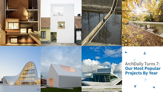 ArchDaily: 7 Years, 7 Most Popular Projects - Featured Image