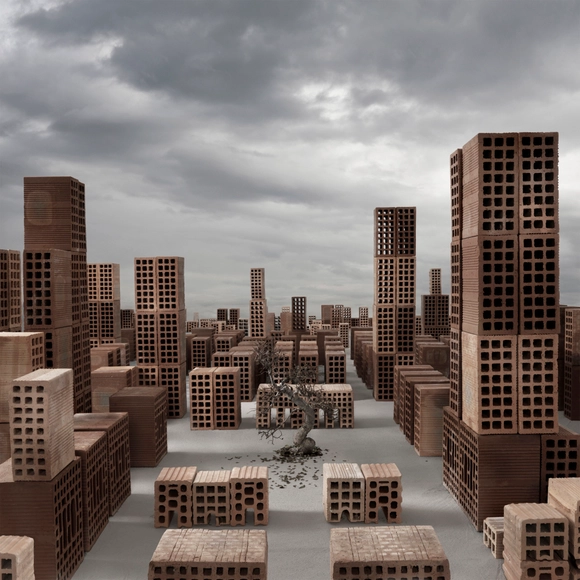 Arte y Arquitectura: Città Minime, ciudades mínimas hechas de ladrillos por Matteo Mezzadri  - Arte Y Arquitectura