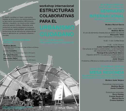 ​Workshop Internacional “Estructuras Colaborativas para el Urbanismo Ciudadano​" / Santiago - Imagen Principal