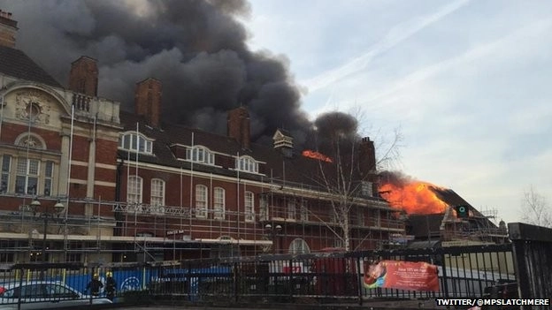 London's Battersea Arts Centre Goes Up in Flames - Featured Image