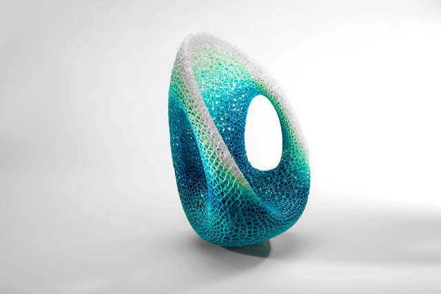Synthesis Design + Architecture Utilizes Gradient 3-D Printing in "Durotaxis Chair" - Featured Image