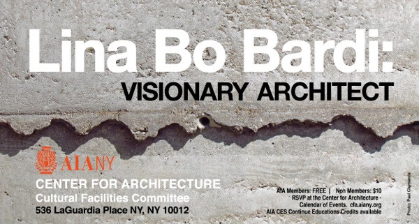 “Lina Bo Bardi: Visionary Architect” homenageia o centenário da arquiteta em Nova Iorque - Imagem de Destaque