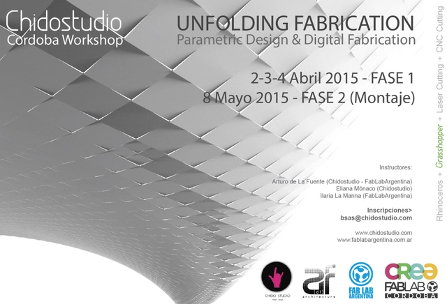 Workshop Chidostudio 'Unfolding Fabrication' en Córdoba / ¡Sorteamos un cupo! [cerrado] - Imagen Principal