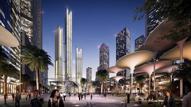 Master plan de SOM para la nueva capital de Egipto - Imagen Principal
