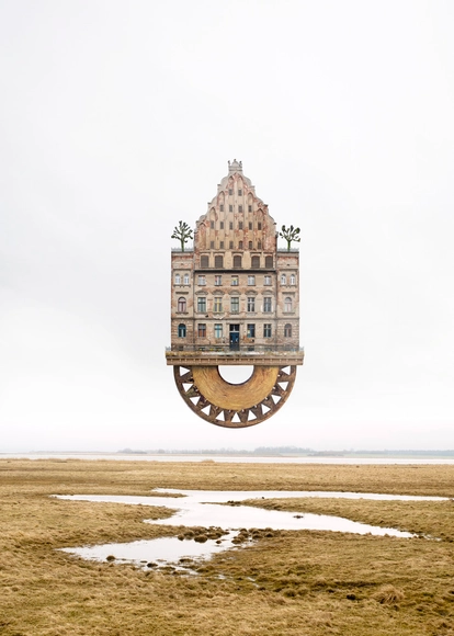 Matthias Jung 的超现实建筑拼贴作品 - 主图