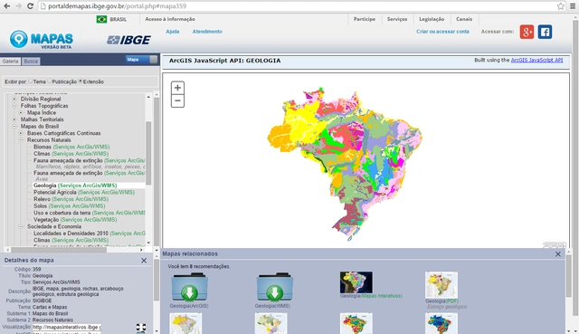 IBGE disponibiliza mais de 22 mil mapas online - Imagem de Destaque