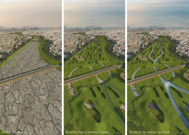 Mateusz Pospiech Proposes a Megastructure to Replace Iran's Dried Up Zayanderud River - Featured Image