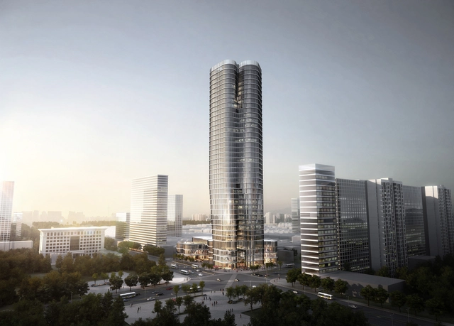 Bundle Tower, el rascacielos flexible de Urban Systems Office para el Banco de China - Arquitectura De Uso Mixto