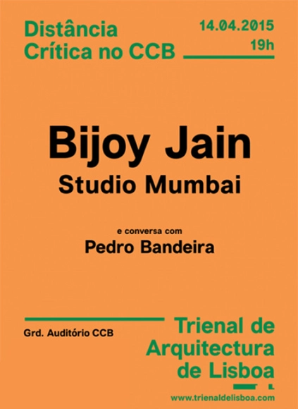 Trienal de Arquitetura Lisboa promove palestra com Bijoy Jain, do Studio Mumbai - Imagem de Destaque