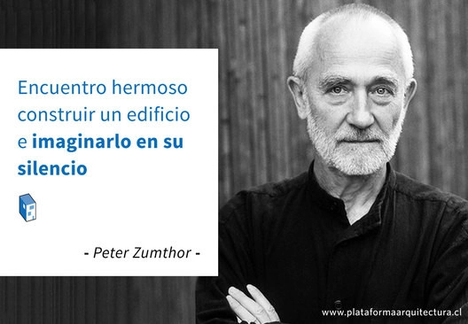 Archivo: Peter Zumthor / Obra y Vida - Imagen Principal