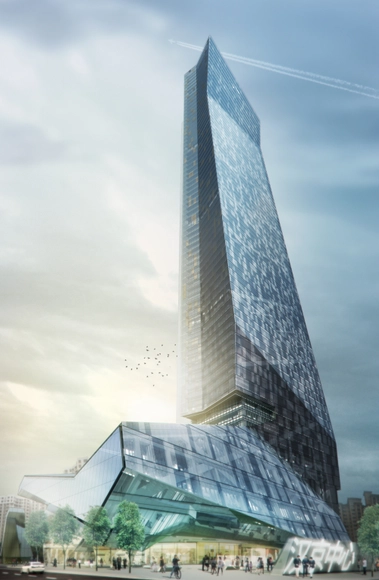 Iniciadas as obras da torre corporativa do Morphosis em Shenzhen - Edifícios De Escritórios
