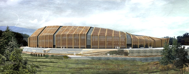 Tercer lugar en concurso de ideas para nuevo estadio de Osorno en Chile - Estadio Olímpico