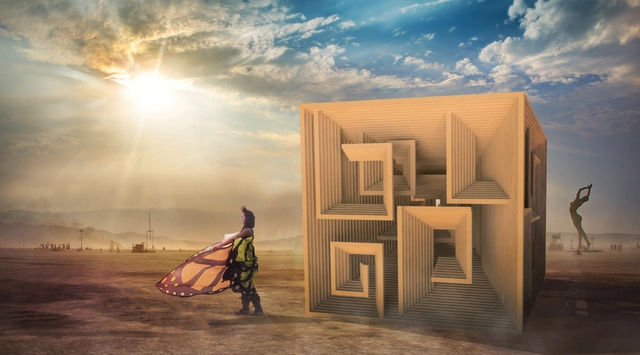 Três pavilhões desenhados por estudantes que serão construídos no Burning Man - Imagem de Destaque