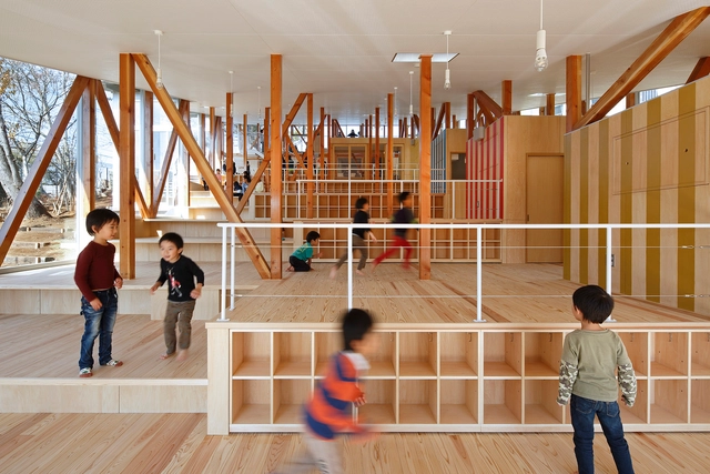 Jardim de Infância Hakusui / Yamazaki Kentaro Design Workshop - Escolas