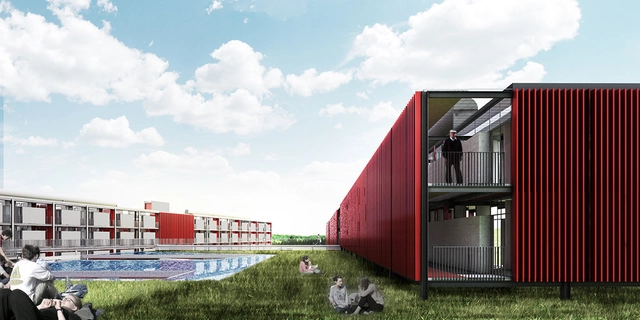 Primeiro lugar no concurso para Moradia Estudantil da Unifesp São José dos Campos / Arquitetos Associados - Imagem de Destaque