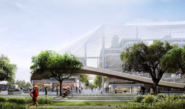 Sede da Google, de BIG e Heatherwick, será construída com robôs - Imagem de Destaque