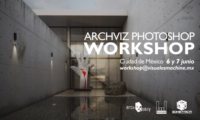 ArchViz Photoshop Workshop / Ciudad de México  - Imagen Principal