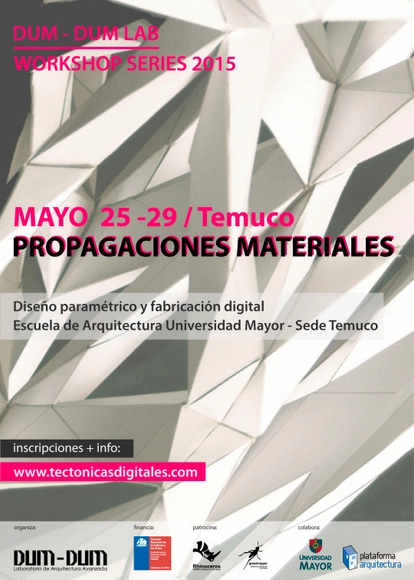 Workshop series: "Propagaciones materiales" en Temuco, Chile - Imagen Principal