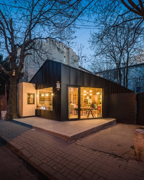Juice Bar Cabin / Not a Number Architects - Bar, Facade, Door