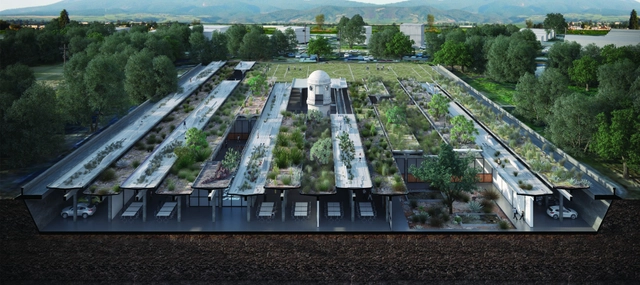 Mención Honorífica Concurso para la Rehabilitación y Transformación Sustentable del Tanque Obispado / Monterrey, México - Reconversión