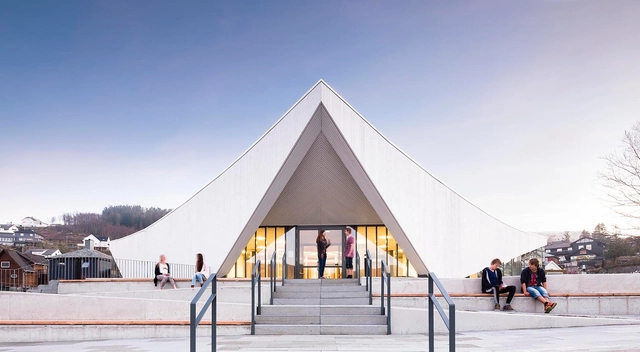 Algard Church / LINK arkitektur -          Churches, Door, Facade