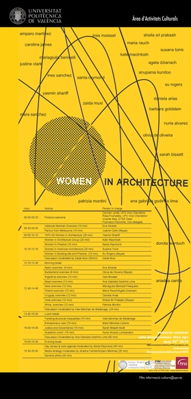 International Seminar: Women In Architecture / Valencia, España - Imagen Principal