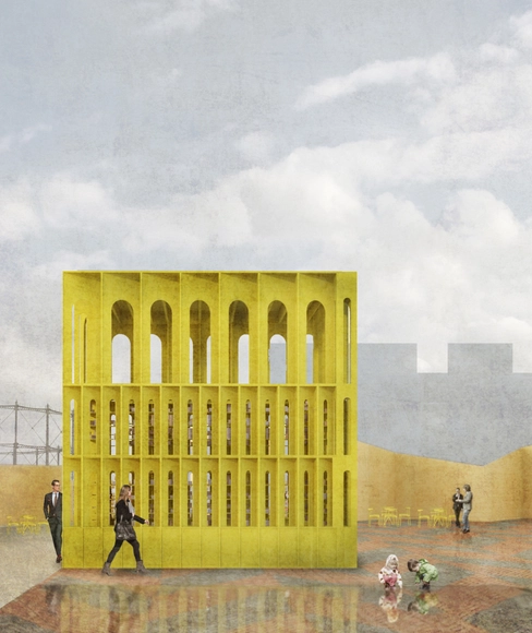 Hall McKnight To Open A Temporary Pavilion In London's King's Cross - Featured Image