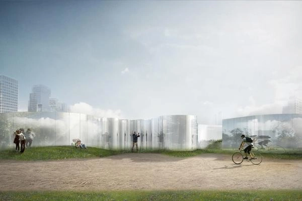 Guillermo Hevia García + Nicolás Urzúa ganan YAP_Constructo 6 con propuesta 'Tu reflexión' - Imagen Principal