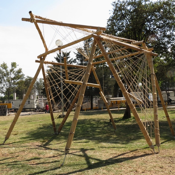 México DF: taller de construcción con bambú levanta 22 pabellones experimentales en la UNAM - Sustentabilidad