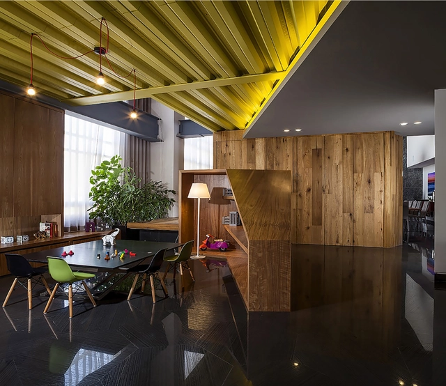 Departamento Tamarindos  / Mayer Hasbani - Apartamentos, Cocina, Fijación Vigas, Mesas, Sillas