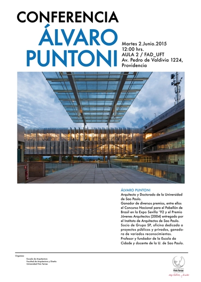 Conferencia de Álvaro Puntoni en Universidad Finis Terrae / Santiago - Imagen Principal