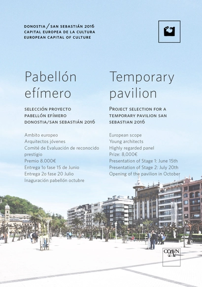 Convocatoria: Pabellón Efímero Donostia/San Sebastián 2016 - Imagen Principal