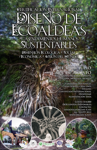 Certificación Internacional en Diseño de Ecoaldeas y Asentamientos Humanos Sustentables / Morelos, México  - Imagen Principal
