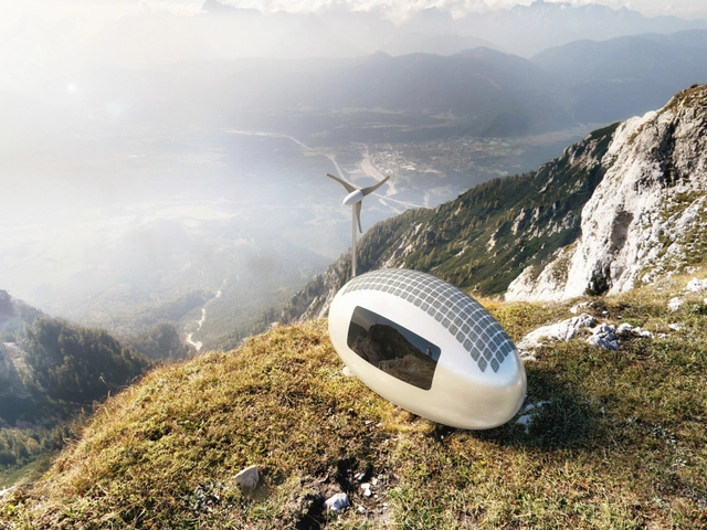 Ecocapsule, una cápsula habitable, portátil y energéticamente independiente - Imagen Principal