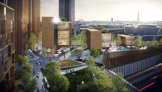 MGA propone en París el edificio de madera más alto del mundo - Imagen Principal