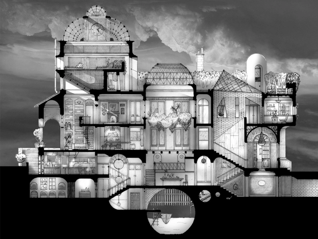 Arte y Arquitectura: dibujos arquitectónicos que evidencian el espacio del Eje Z - Arte Y Arquitectura