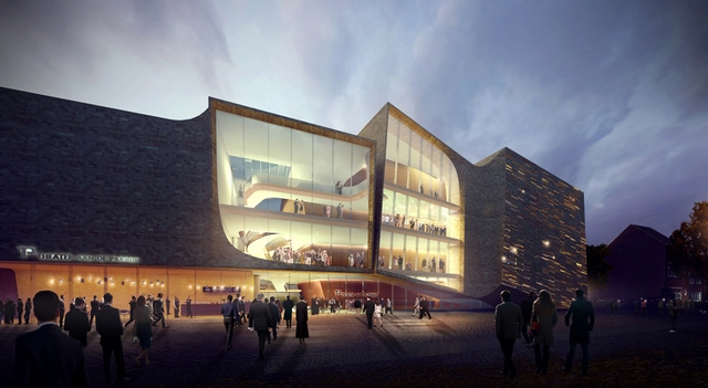 UNStudio e EHA competem para projetar o teatro municipal de s-Hertogenbosch - Imagem de Destaque
