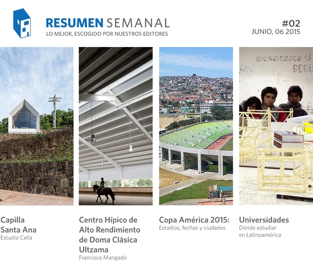Resumen Semanal: Copa América, las mejores universidades para estudiar arquitectura y un vínculo entre Calatrava y Disney - Imagen Principal