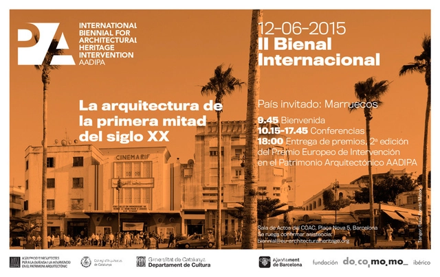 II Bienal Internacional AADIPA: La arquitectura de la primera mitad del siglo XX / Barcelona - Imagen Principal