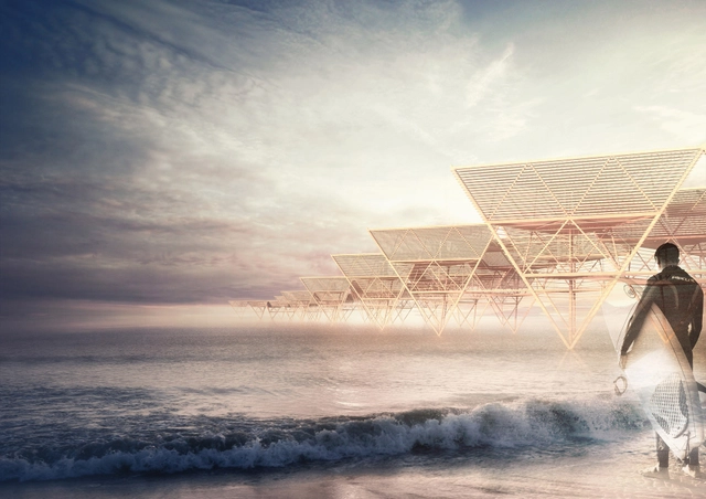 Barberio Colella ARC's Lanterns Sea Village Proposes Non-Invasive Ocean Dwellings for Surfers - Featured Image