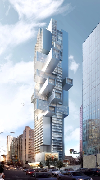 Büro Ole Scheeren plantea el futuro de la vivienda vertical en nuevo rascacielos de Vancouver - Imagen Principal