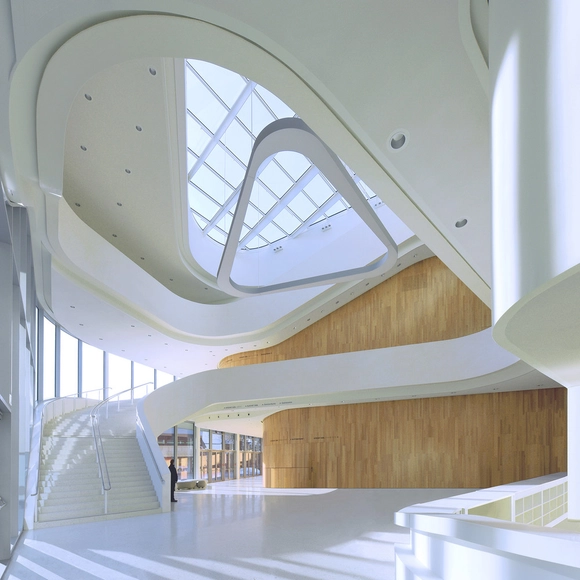 Montforthaus en Feldkirch / HASCHER JEHLE Architektur + mitiska wäger architekten - Centro Cultural
