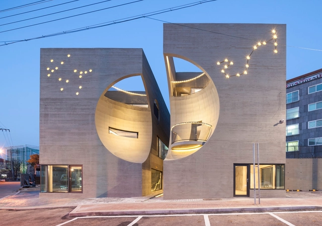 Two Moon / Moon Hoon - Exterior Photography, Cultural Center, Facade