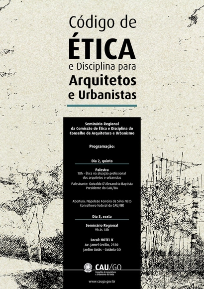 CAU/BR promove Seminário Regional da Comissão de Ética e Disciplina em Goiânia - Imagem de Destaque