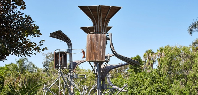 Exhibición Orang-utan en el Perth Zoo  / iredale pedersen hook architects - Zoológico