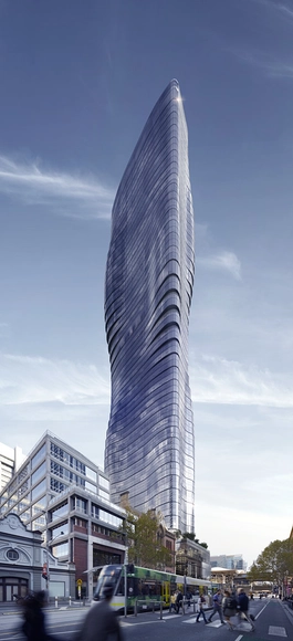 Beyoncé "inspira" el diseño de la nueva torre de Elenberg Fraser en Melbourne - Rascacielos 