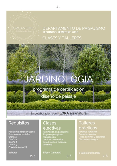 Organizmo: certificado en diseño del paisaje / Tenjo [¡sorteamos un cupo!] - Imagen Principal